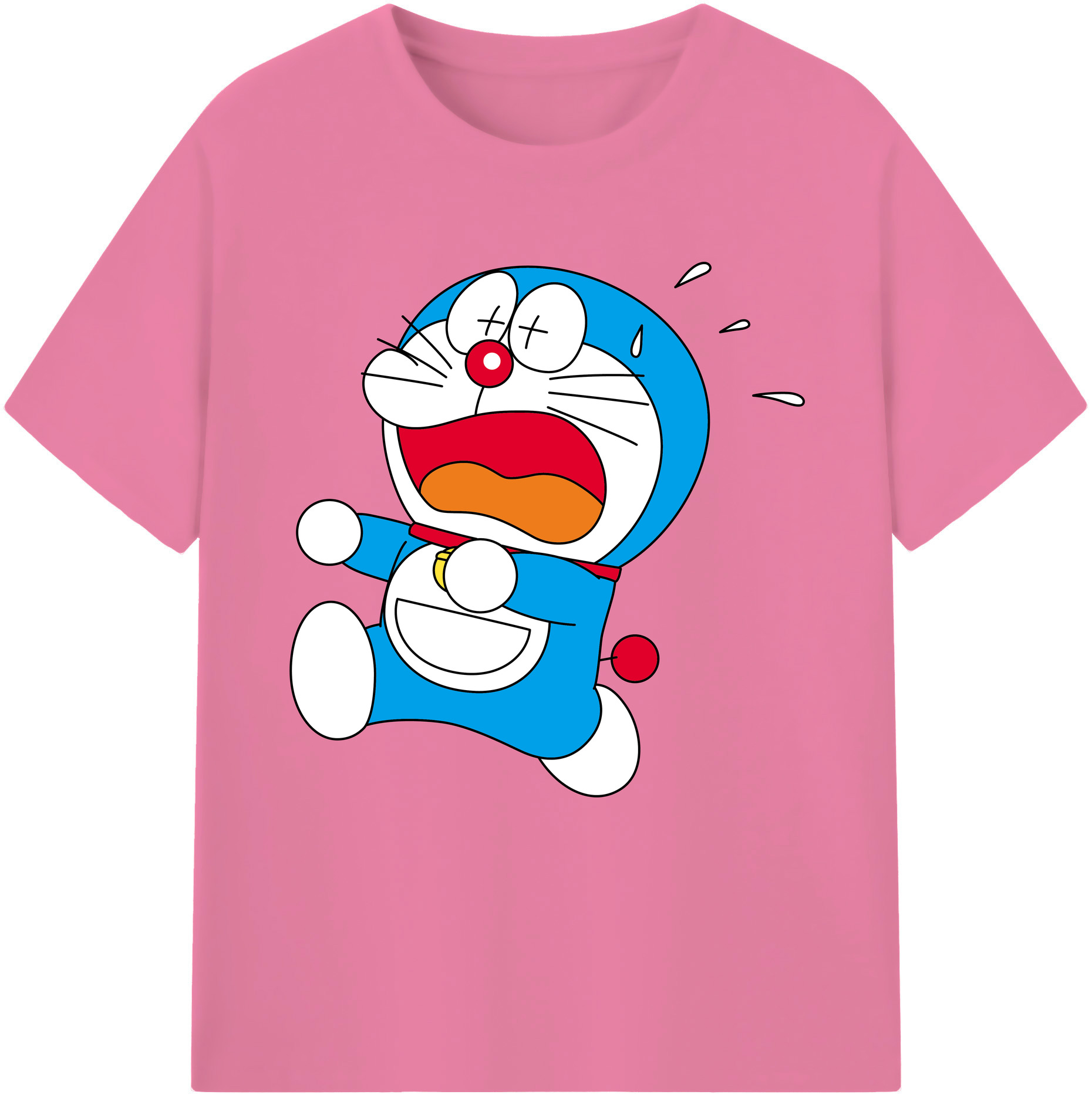 （画像用） ドラえもん Doraemon 綿100％半袖Tシャツ（フロントプリント）